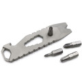 Titanium EDC multi-outils Crowbar Keychain Spanner